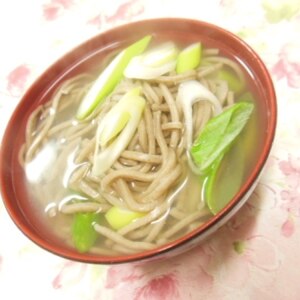 白だしで簡単お蕎麦